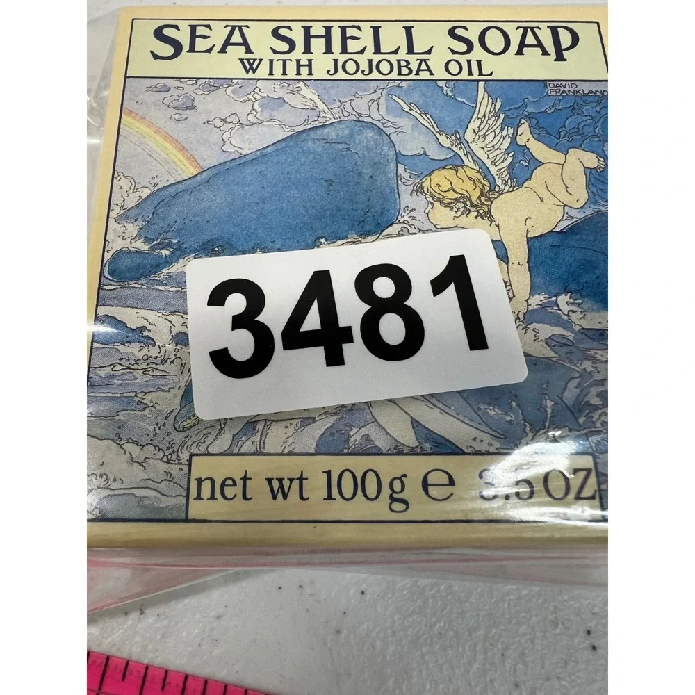 Crabtree & Evelyn London Sea Shell Soap Jojoba Oil 1978 Vintage 3.5oz Bar